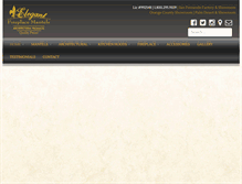 Tablet Screenshot of elegantfm.com